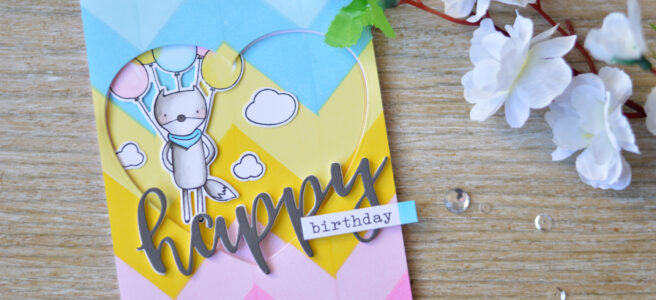 Altenew - Simple Shapes XL - Hug Me - Halftone Hearts Die - Script Words 2 - Lostinpaper (card video) 1 copy