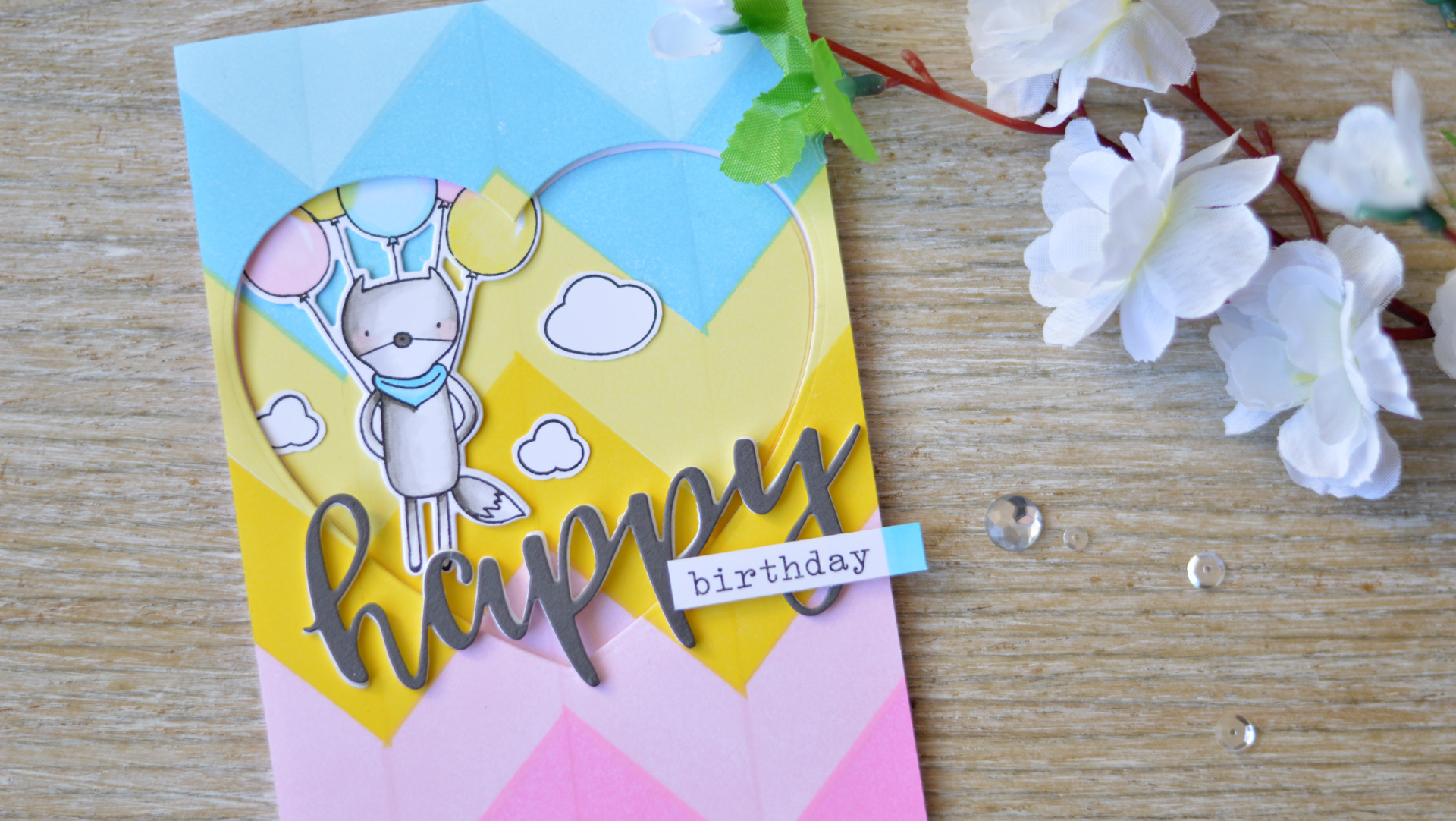 Video: Custom Stamp a Chevron Background – Altenew!