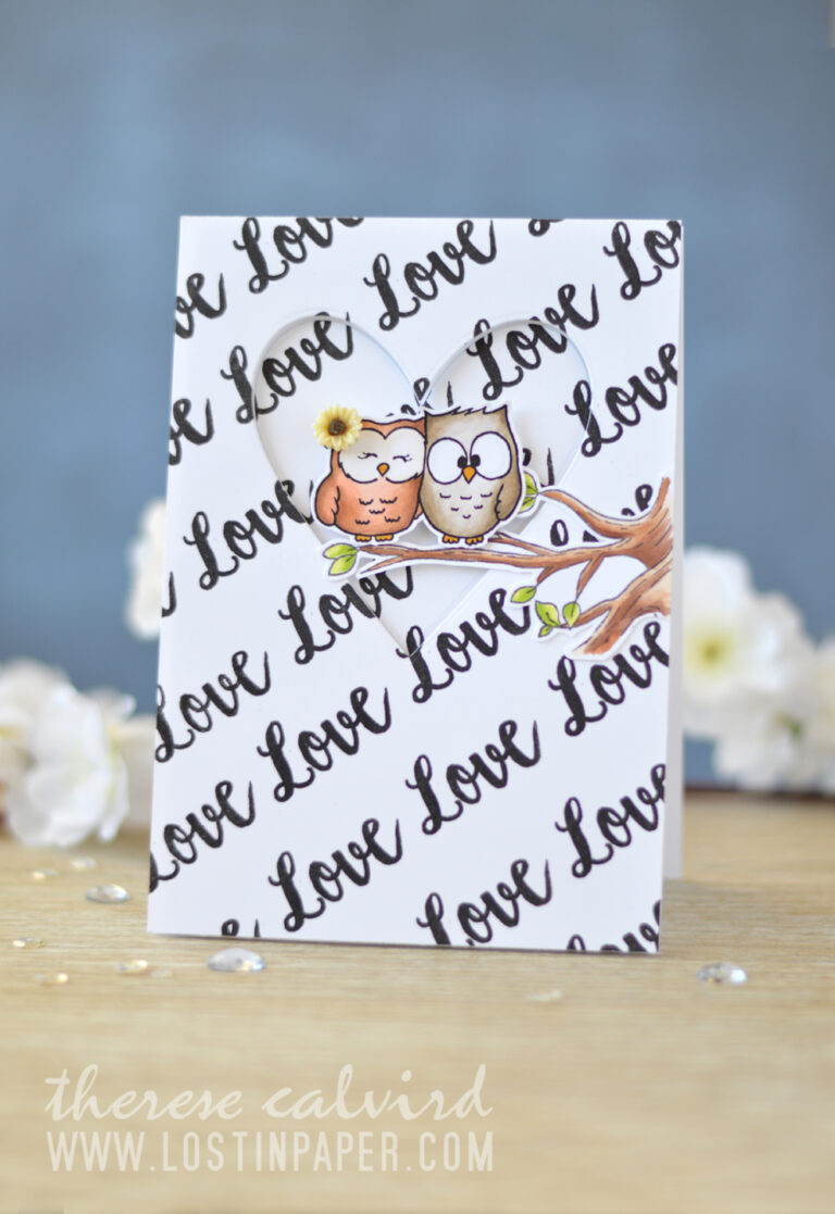 Lostinpaper - Gerda Steiner Designs - Fall in Love - Buckets of Love (card video) 1