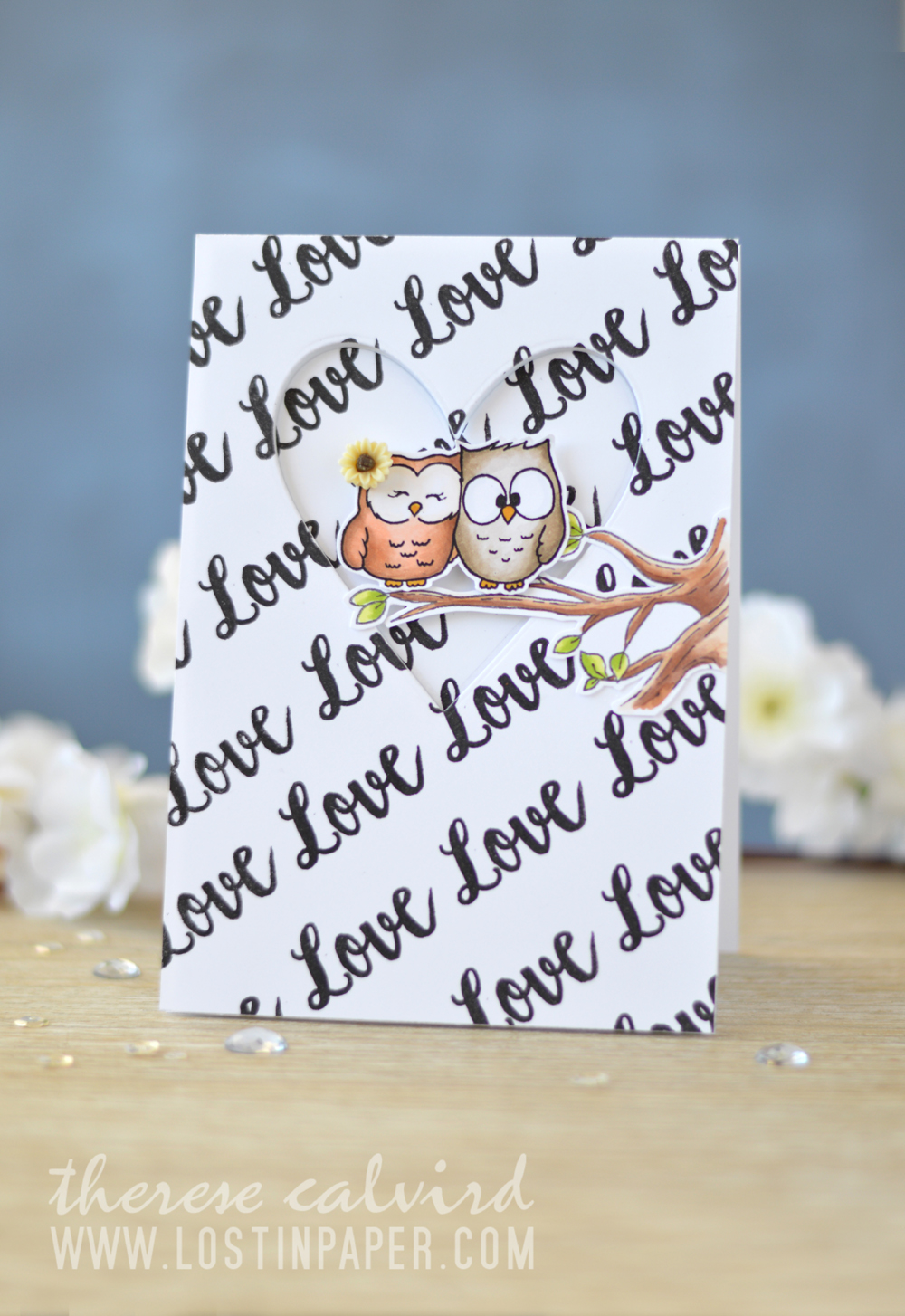 Lostinpaper - Gerda Steiner Designs - Fall in Love - Buckets of Love (card video) 1
