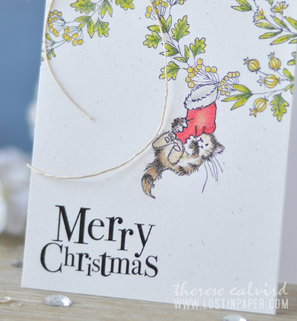 Lostinpaper - Penny Black - Berry Circle - Getting Ready - North Pole Treasures (card video) 1