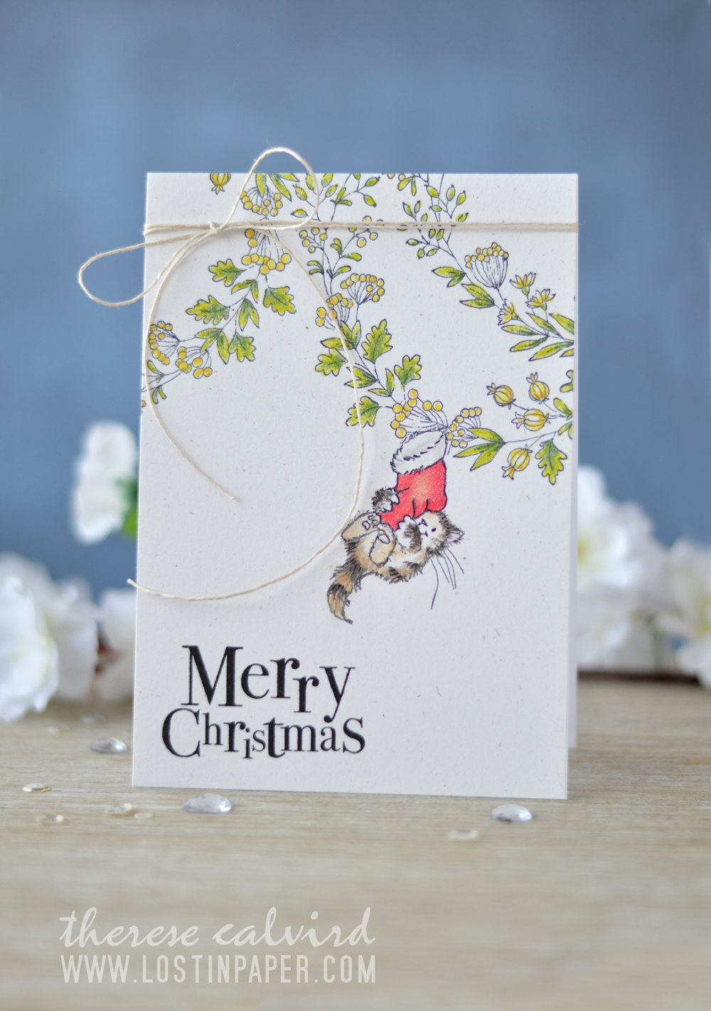 Lostinpaper - Penny Black - Berry Circle - Getting Ready - North Pole Treasures (card video) 1