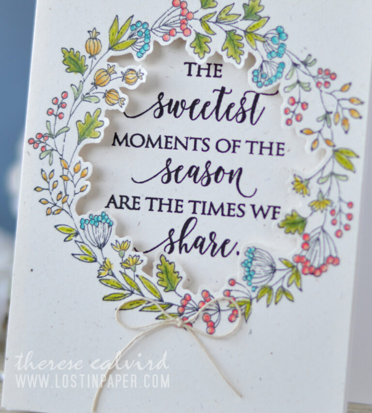 Lostinpaper - Penny Black - Berry Circle - Sweetest Moments (card video) 1