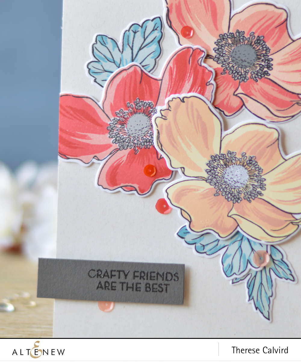 Altenew - BAF - Anemone - Halftone Circles - Lostinpaper (card video) 1 copy