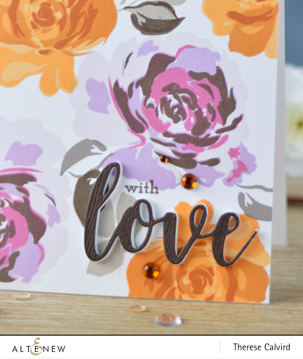 Altenew - Floral Fantasy - Super Script 2 - Lostinpaper (card video) 1 copy