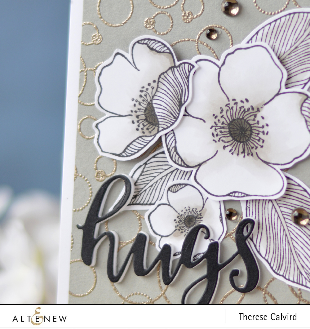 Altenew - Pattern Play Circle - Adore You - Script Words - Lostinpaper (card video) 1 copy