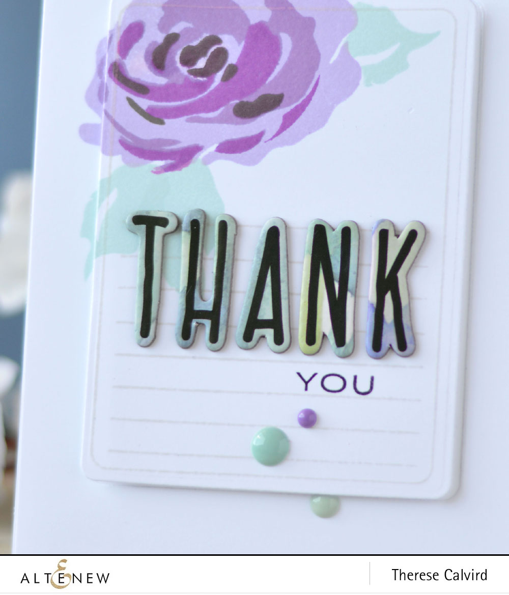 Altenew - Story of Us - Journal Card Builder - Many Thanks - Lostinpaper (card) 1 copy