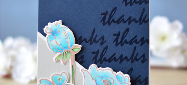 Altenew - You Make Me Happy - Botanical Garden - Many Thanks - Lostinpaper (card video) 1 copy