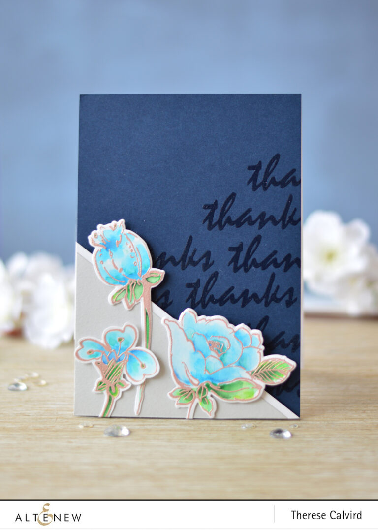 Altenew - You Make Me Happy - Botanical Garden - Many Thanks - Lostinpaper (card video) 1 copy