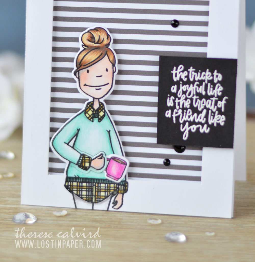 Lostinpaper - Essentials By Ellen - Cozy Lady (card video) 1