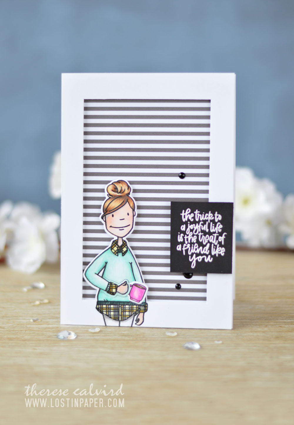 Lostinpaper - Essentials By Ellen - Cozy Lady (card video) 1