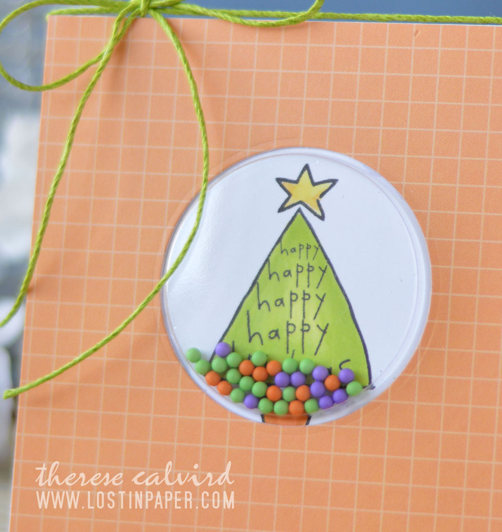 Lostinpaper - AnnaBelle Stamps - Chirstmas Shaker (card video)