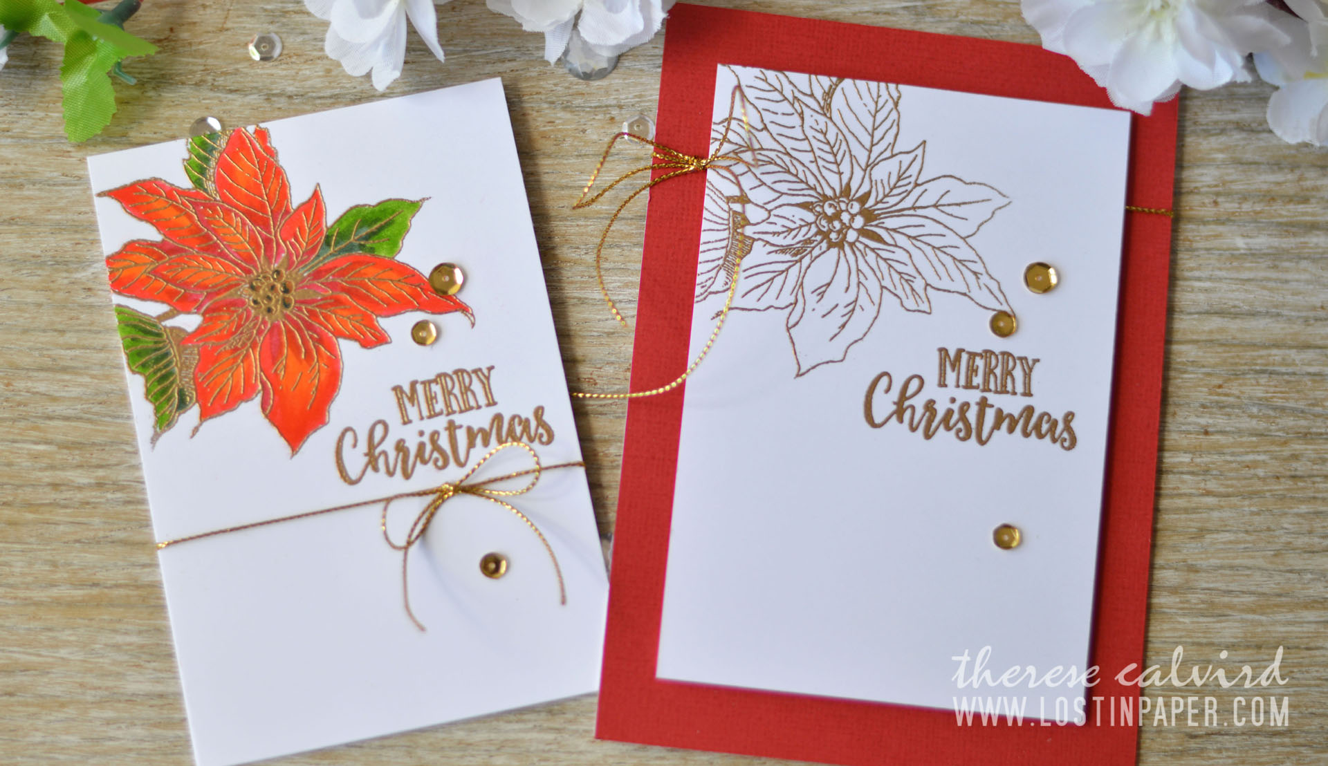 Lostinpaper - Penny Black - Winter Joy - Altenew - Happy Holidays (card video) 1