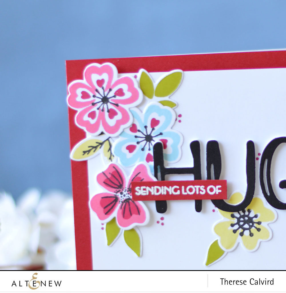 Altenew - Heart Flowers - Brush Alpha Die - Lostinpaper (card video) 1 copy