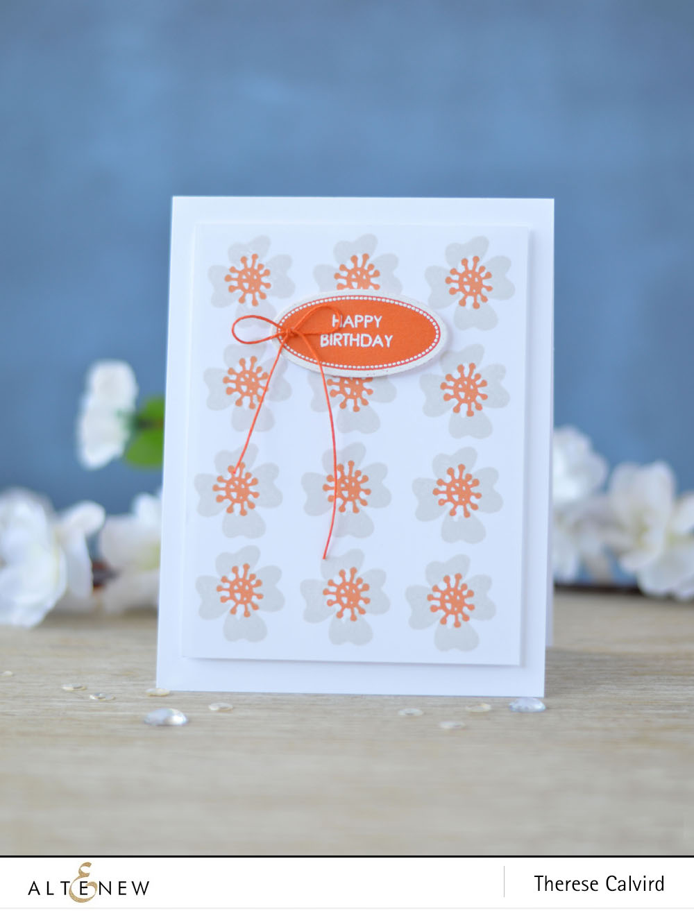 Altenew - Heart Flowers - Dot Labels - Lostinpaper (card) 1 copy