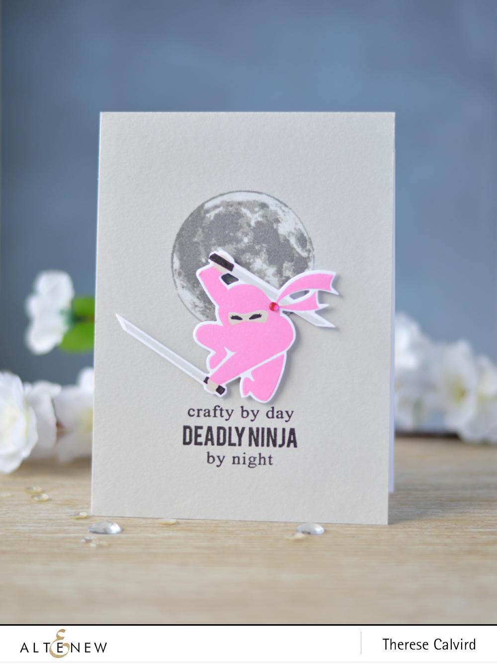 Altenew - Ninja Invasion - To the Moon - Lostinpaper (card video) 1 copy