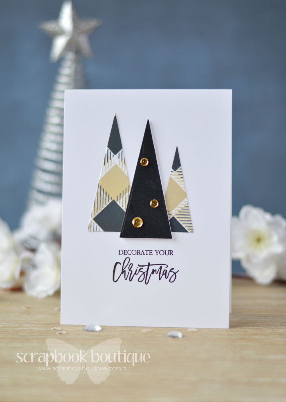Lostinpaper - Penny Black - Modern Xmas Tree - Echo Park (card video) - Copy
