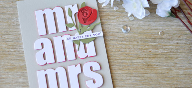 Altenew - Rose Flurries 3D Die - Bold Alphabet Die - BAF Magnolia - Lostinpaper (card video) 1 copy