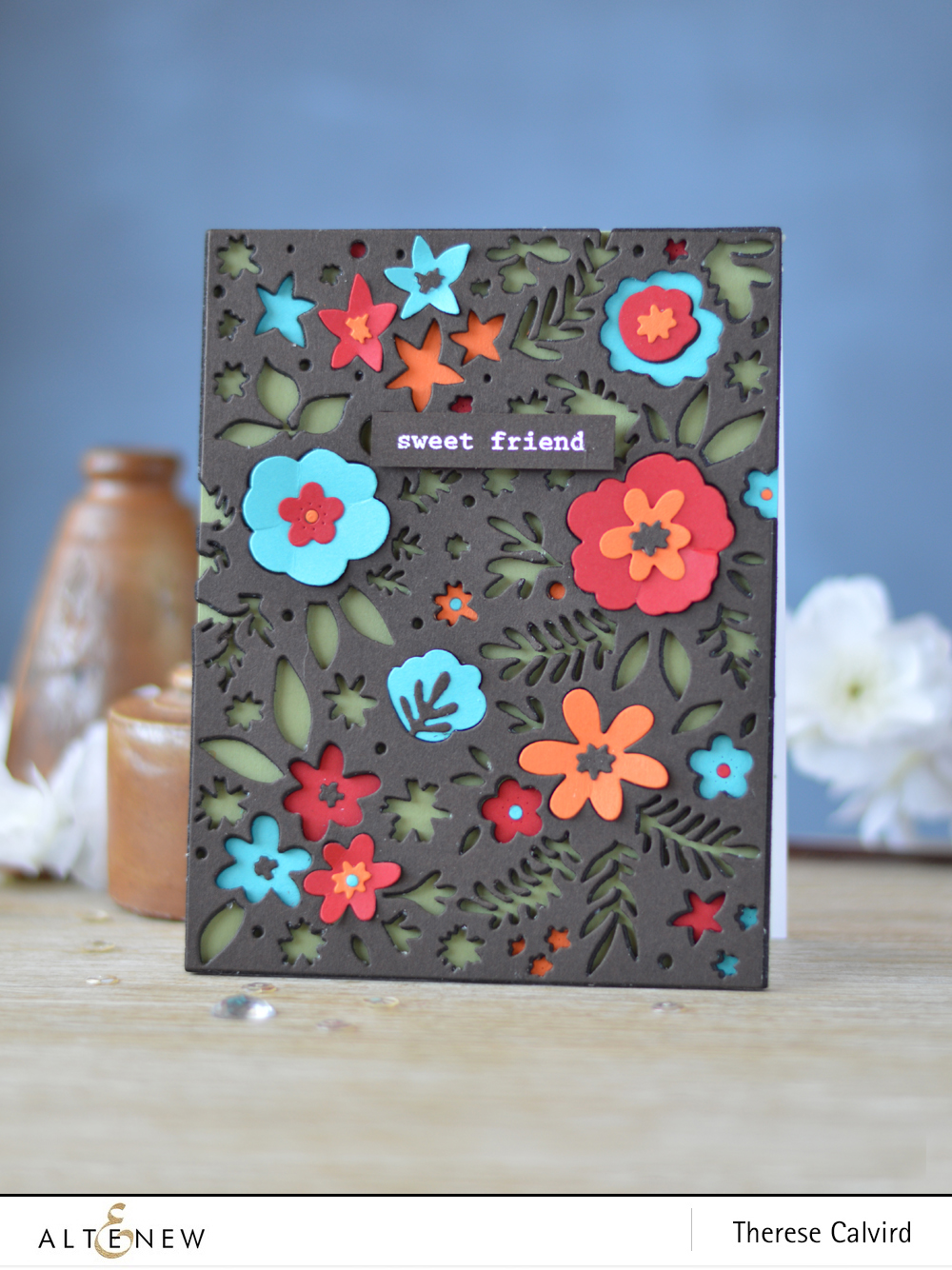 Altenew - Spring Flower Cover Die - Sweet Friend - Lostinpaper (card) 1 copy