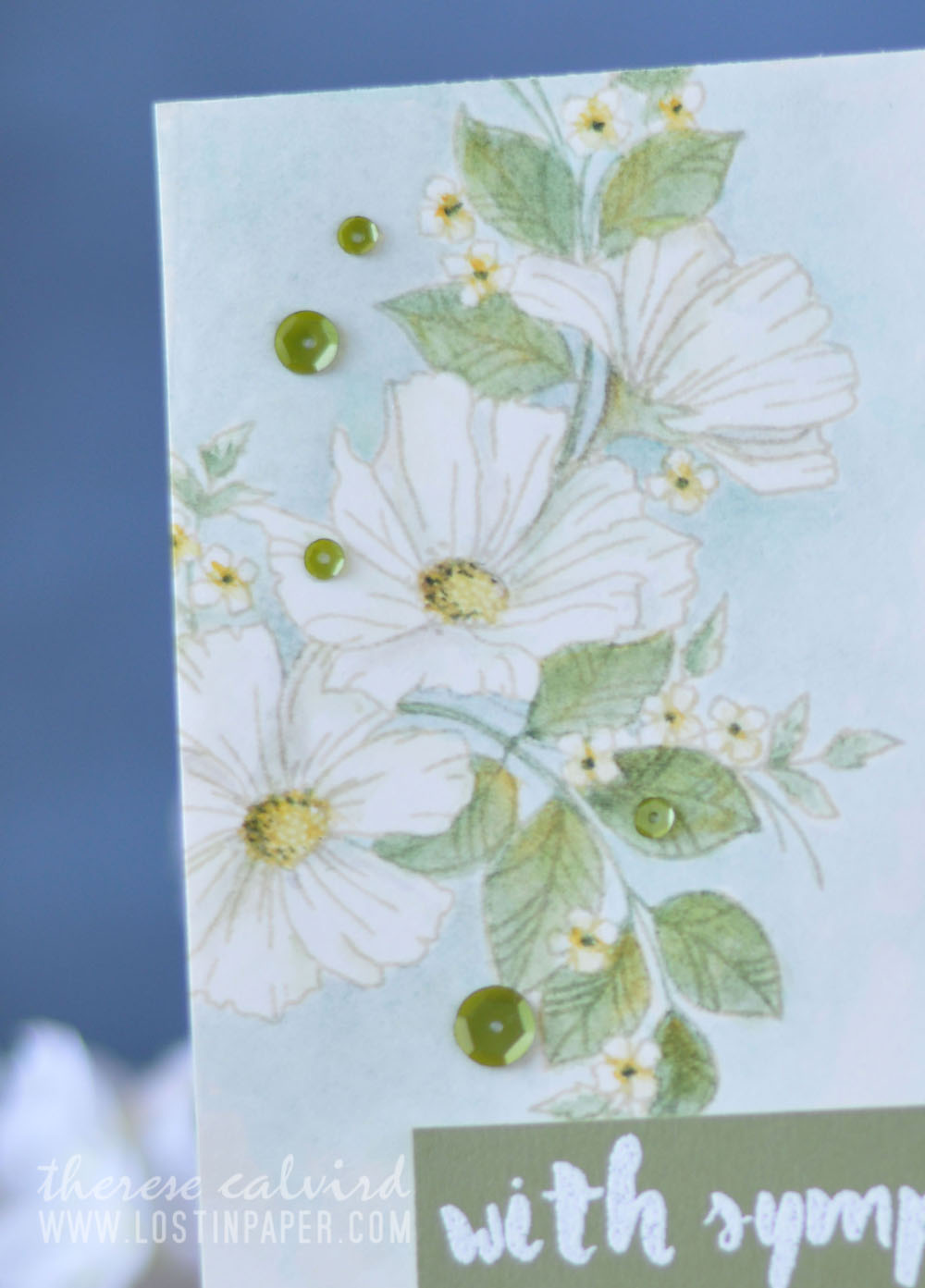 Lostinpaper - Colour with U - Stamplorations - Blossom Spray 2 (card video) 1