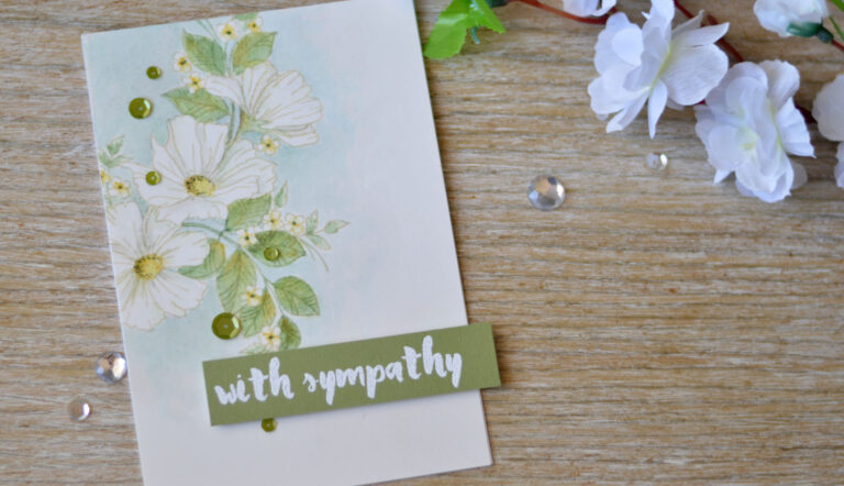 Lostinpaper - Colour with U - Stamplorations - Blossom Spray 2 (card video) 1