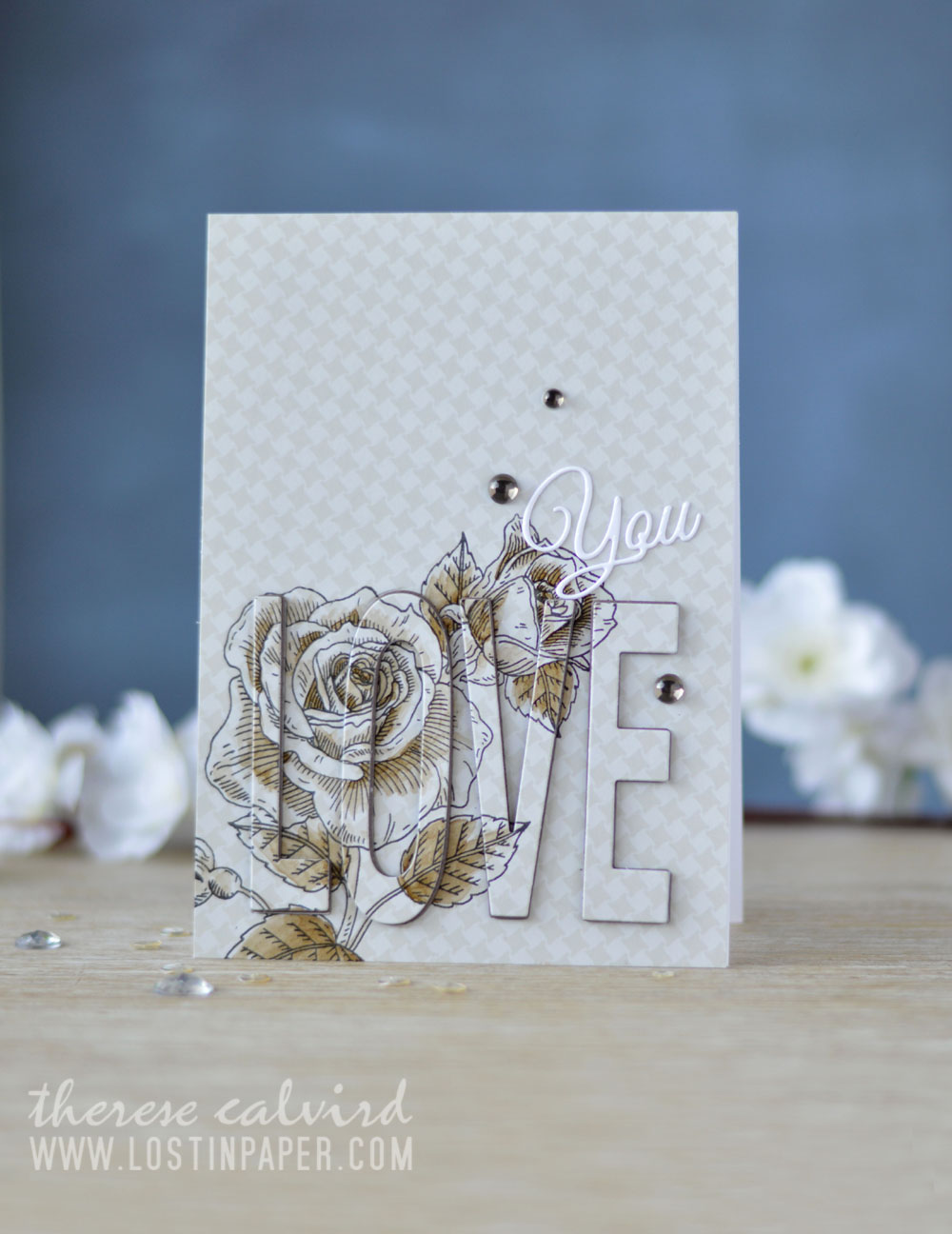 Lostinpaper - Penny Black - Gimme 5 - Love & Roses (card video) 10
