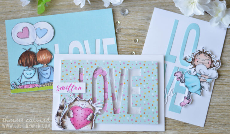 Lostinpaper - Penny Black - Gimme 5 - Love & Roses (card video) 10