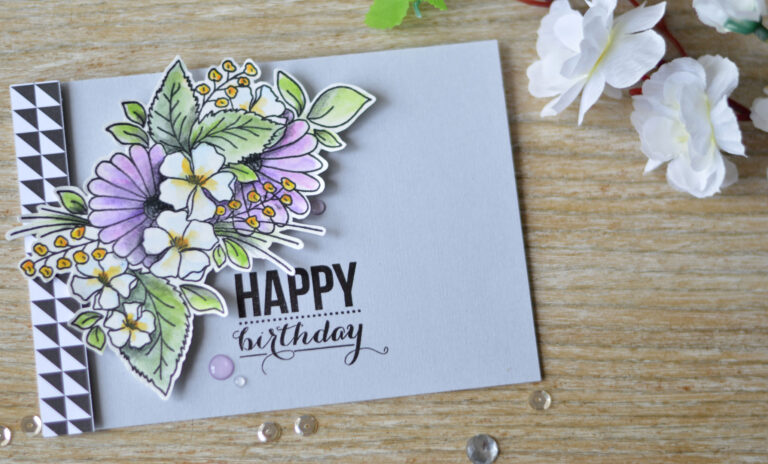 Lostinpaper - STAMPlorations - Blossom Sprays #1 (card video) 1