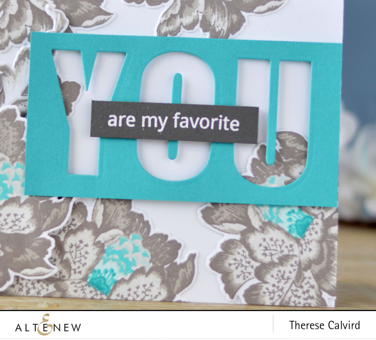 Altenew - Ornamental Flower - Caps Bold Alpha Die - Therese Calvird (card) 1 copy