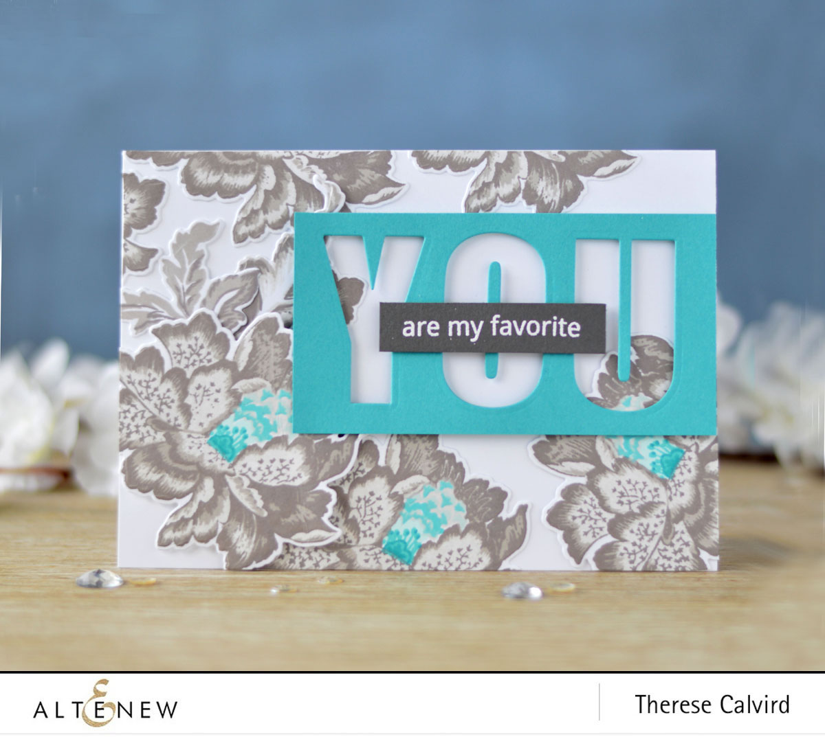 Altenew - Ornamental Flower - Caps Bold Alpha Die - Therese Calvird (card) 2 copy