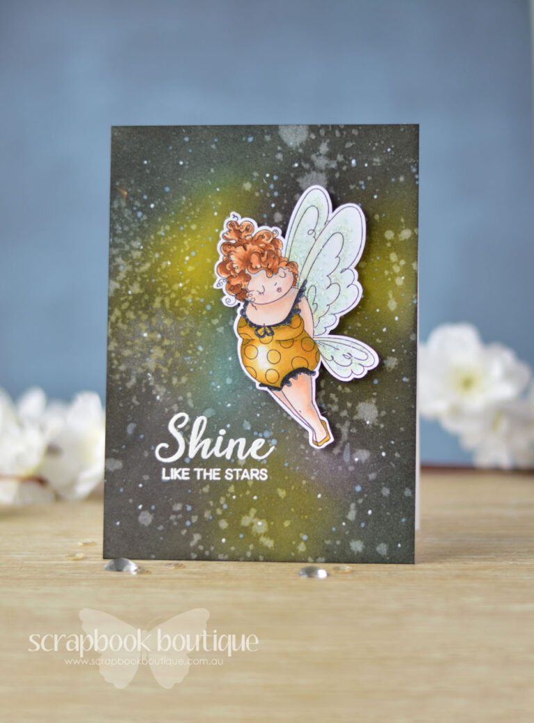 Lostinpaper - Art Impressions - Edna - Galaxy Backgroudn (card) 1