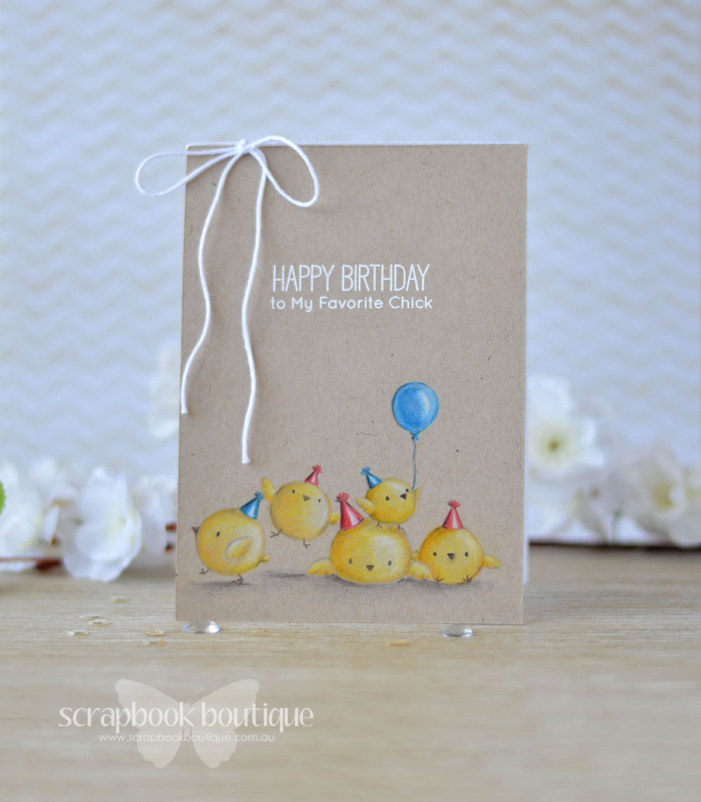 Lostinpaper - MFT - Birthday Chicks (card video) 1