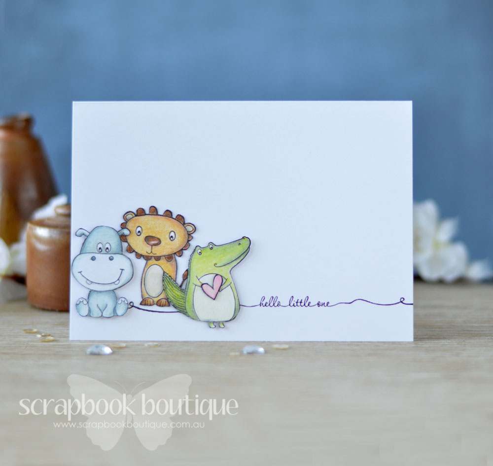 Lostinpaper - ModaScrap - Puppies Boy - Baby Card (card video) 1
