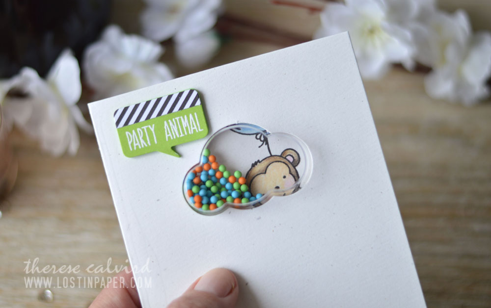 Lostinpaper - Neat & Tangled - Wild Ones - Jillibean Cloud Shaker (card video) 3