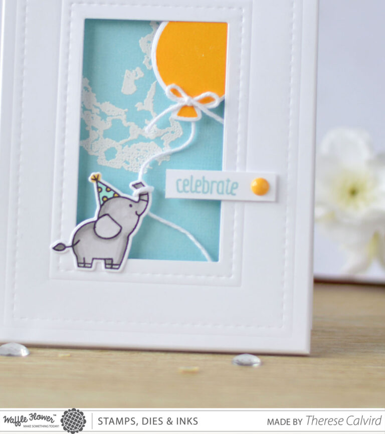 Lostinpaper - Waffle Flower - Rectangle Frame Card (card video)