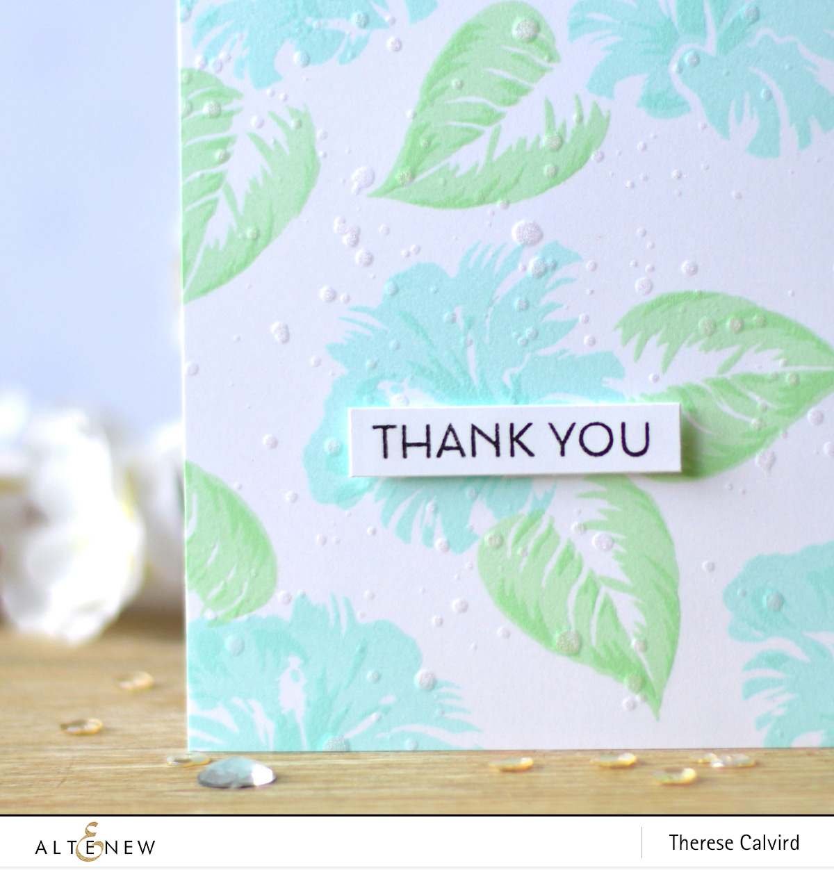 Altenew - BAF - Hibiscus - Therese Calvird (card video)