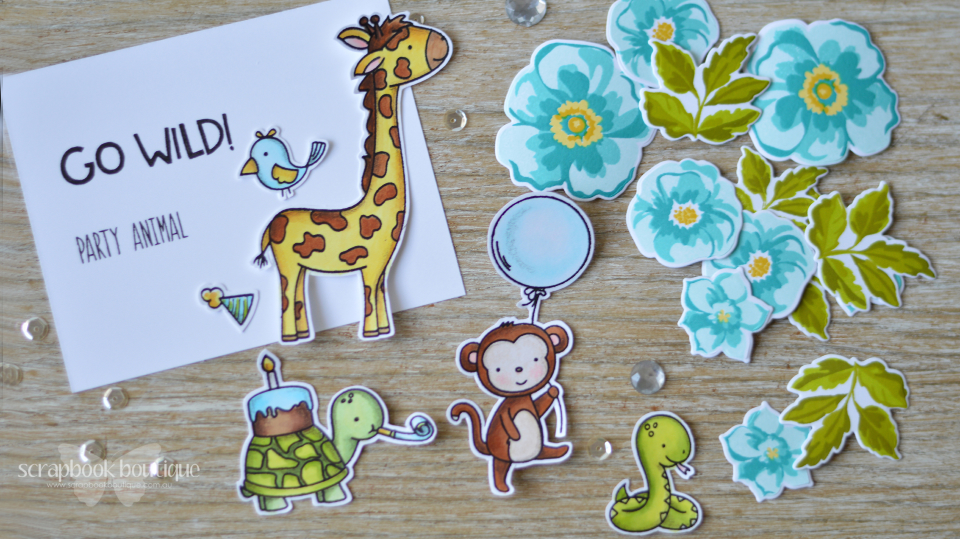 Lostinpaper - Altenew - Flower Arrangement - Neat & Tangled - Wild Ones (card video) 1