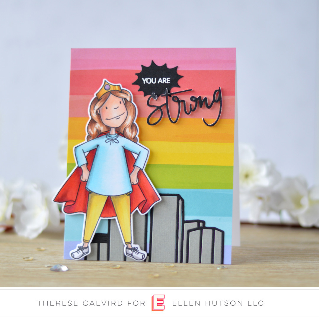 Lostinpaper - Ellen Hutson - Leading Ladies - Everyday Hero Lady - Strong (card video) 1 copy