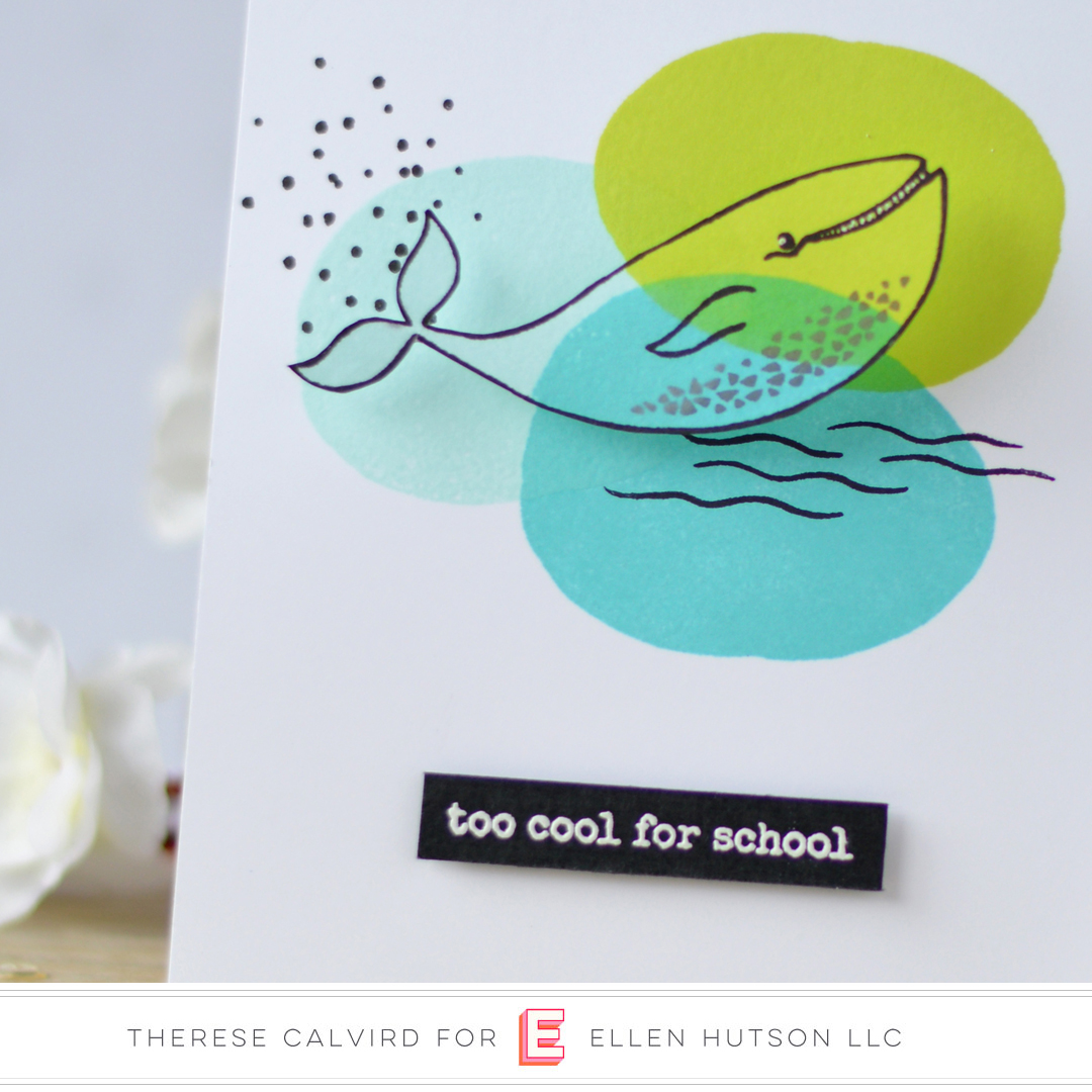 Lostinpaper - Ellen Hutson - S'Whale - Abstract Paint Strokes (card video) 1 copy