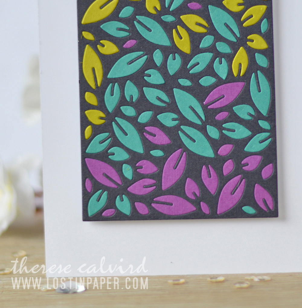 Lostinpaper - Penny Black - Leaf Pattern - Gimme 5 (card video) 1