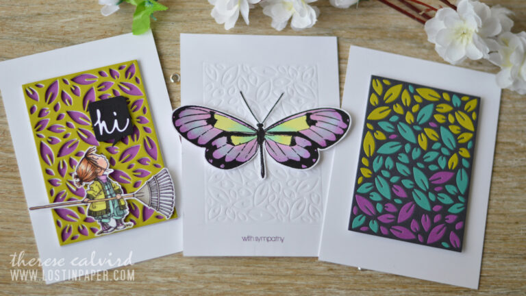 Lostinpaper - Penny Black - Leaf Pattern - Gimme 5 (card video) thumbnail 1