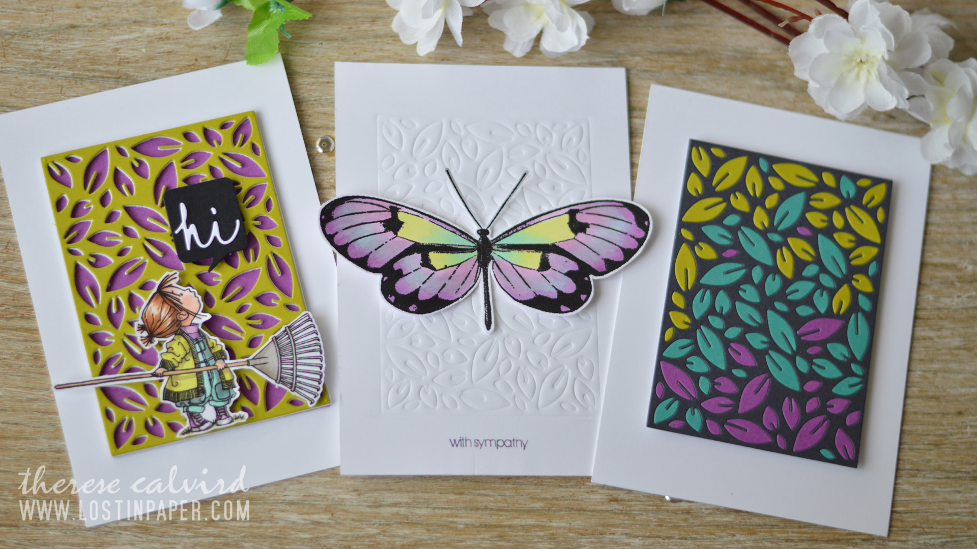 Video : Leaf Pattern – One Die 5 Ways – Penny Black Gimme 5!
