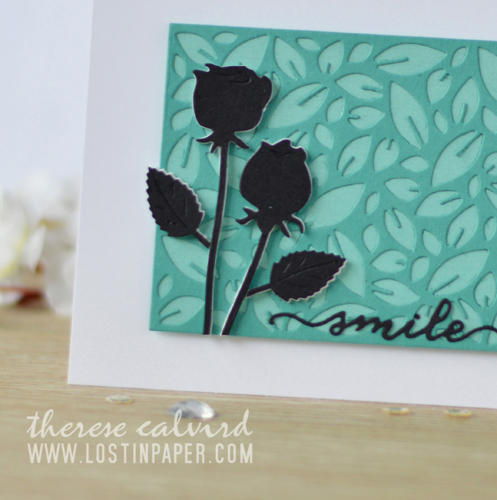 Lostinpaper - Penny Black - Leaf Pattern - Love & Roses - Gimme 5 (card video) 1
