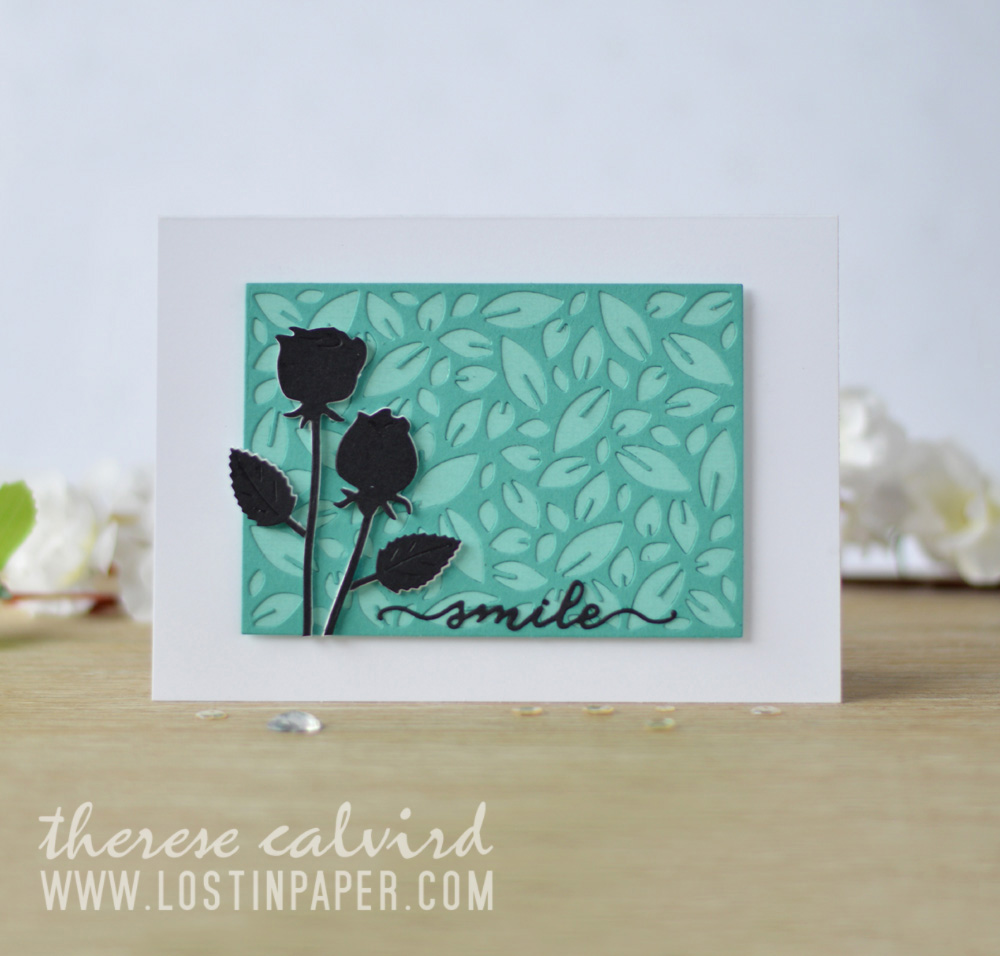 Lostinpaper - Penny Black - Leaf Pattern - Love & Roses - Gimme 5 (card video) 1