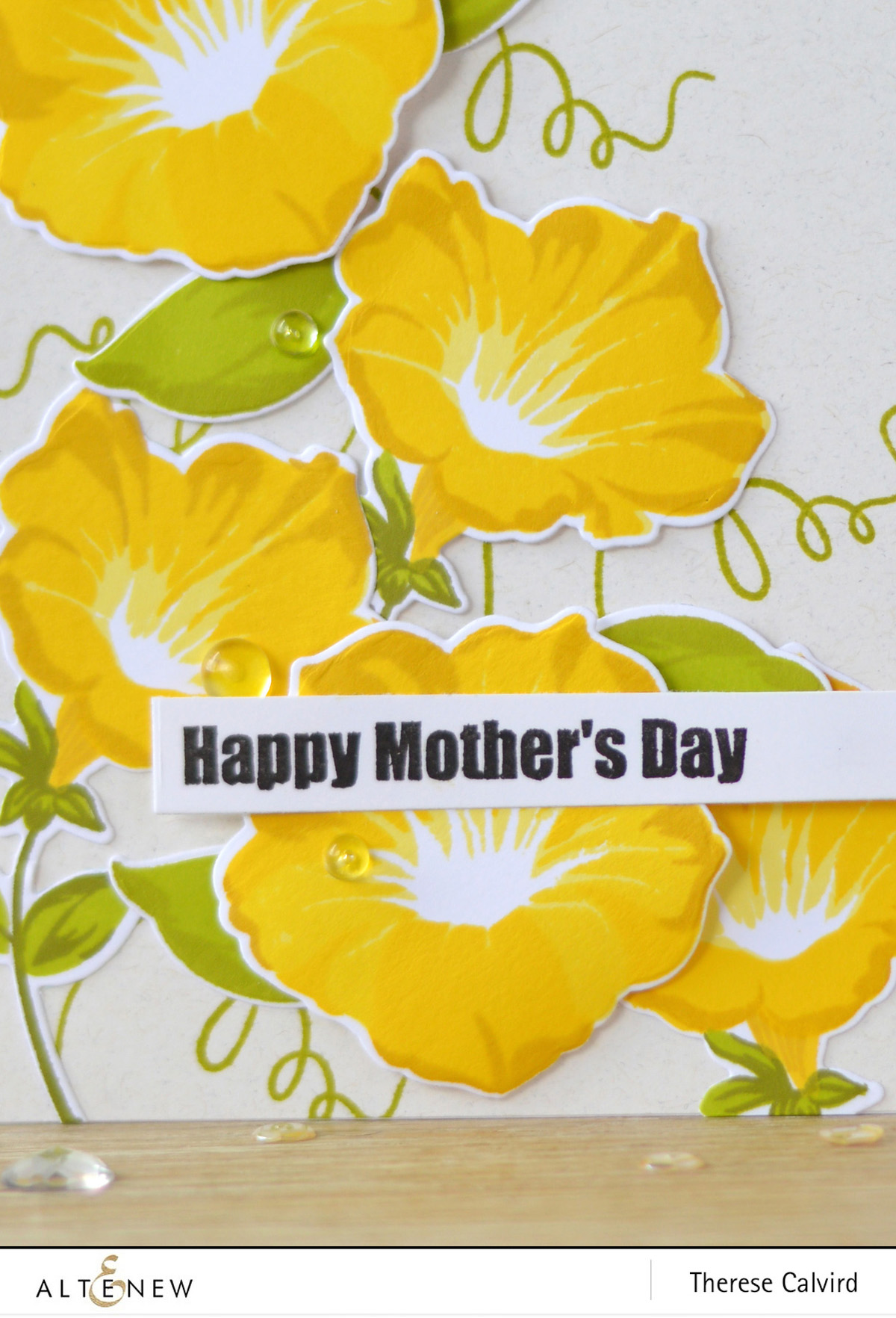 Altenew - BAF Morning Glory - Therese Calvird (card video) 1 copy