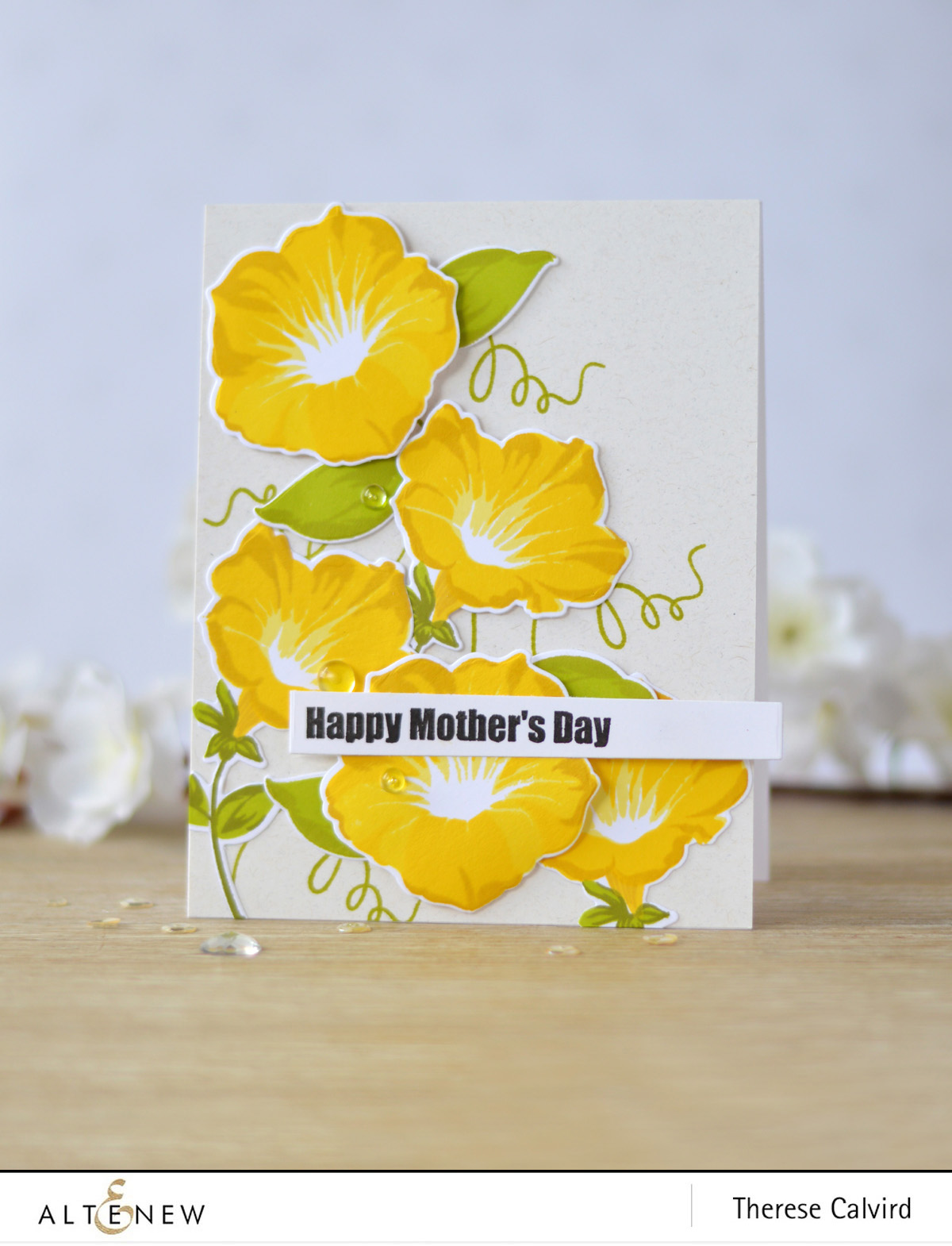 Altenew - BAF Morning Glory - Therese Calvird (card video) 1 copy