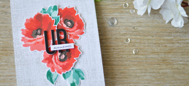 Altenew - Fabulous Floral - Rustic Linen - Fine Alphabet - Therese Calvird (card video) 1 copy