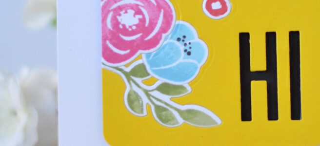 Altenew - Floral Elements - Fine Alphabet Die - Therese Calvird (card video) 1 copy