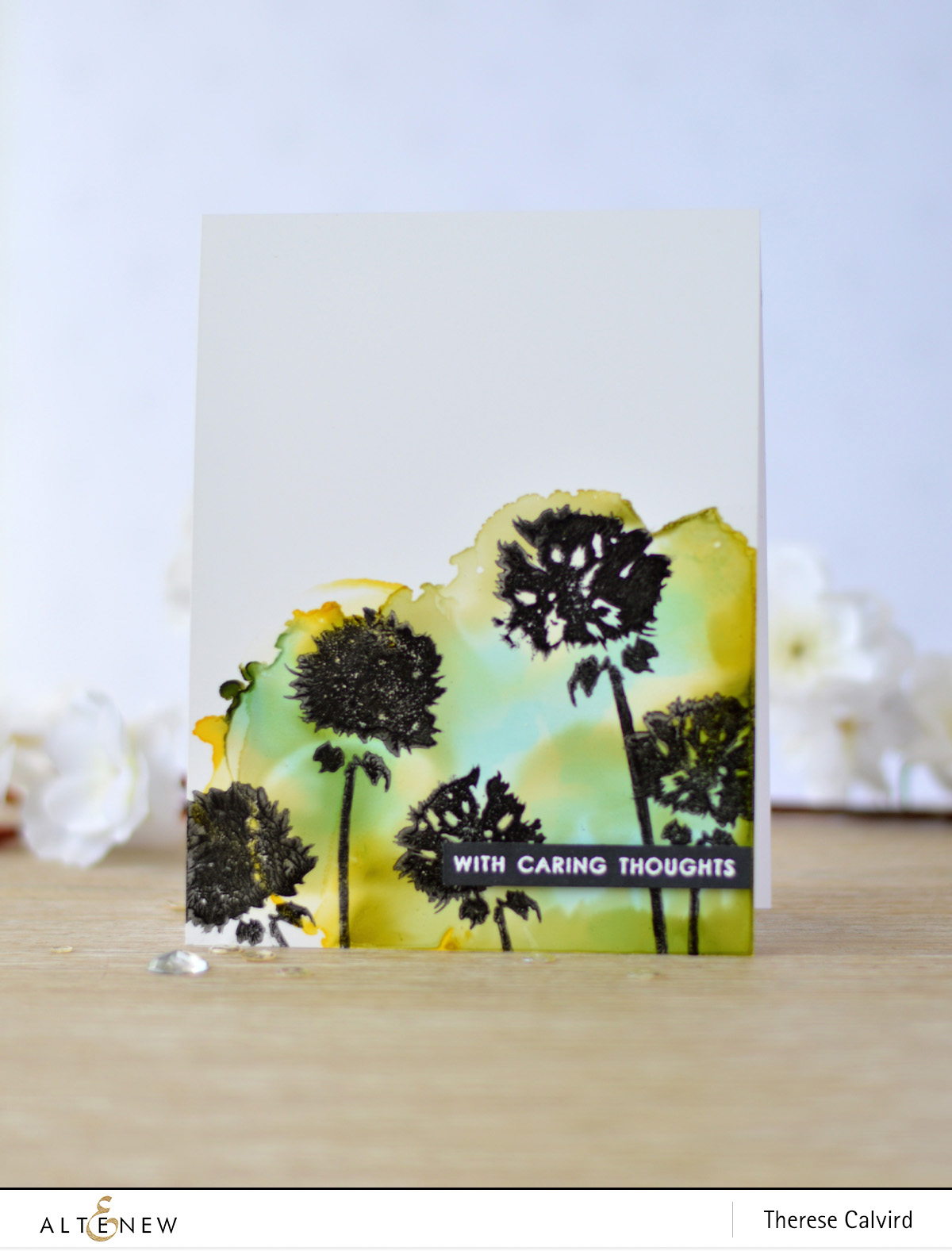 Altenew - Wild About You - Thinking of You - Artist Markers - Therese Calvird (card video) 1 copy