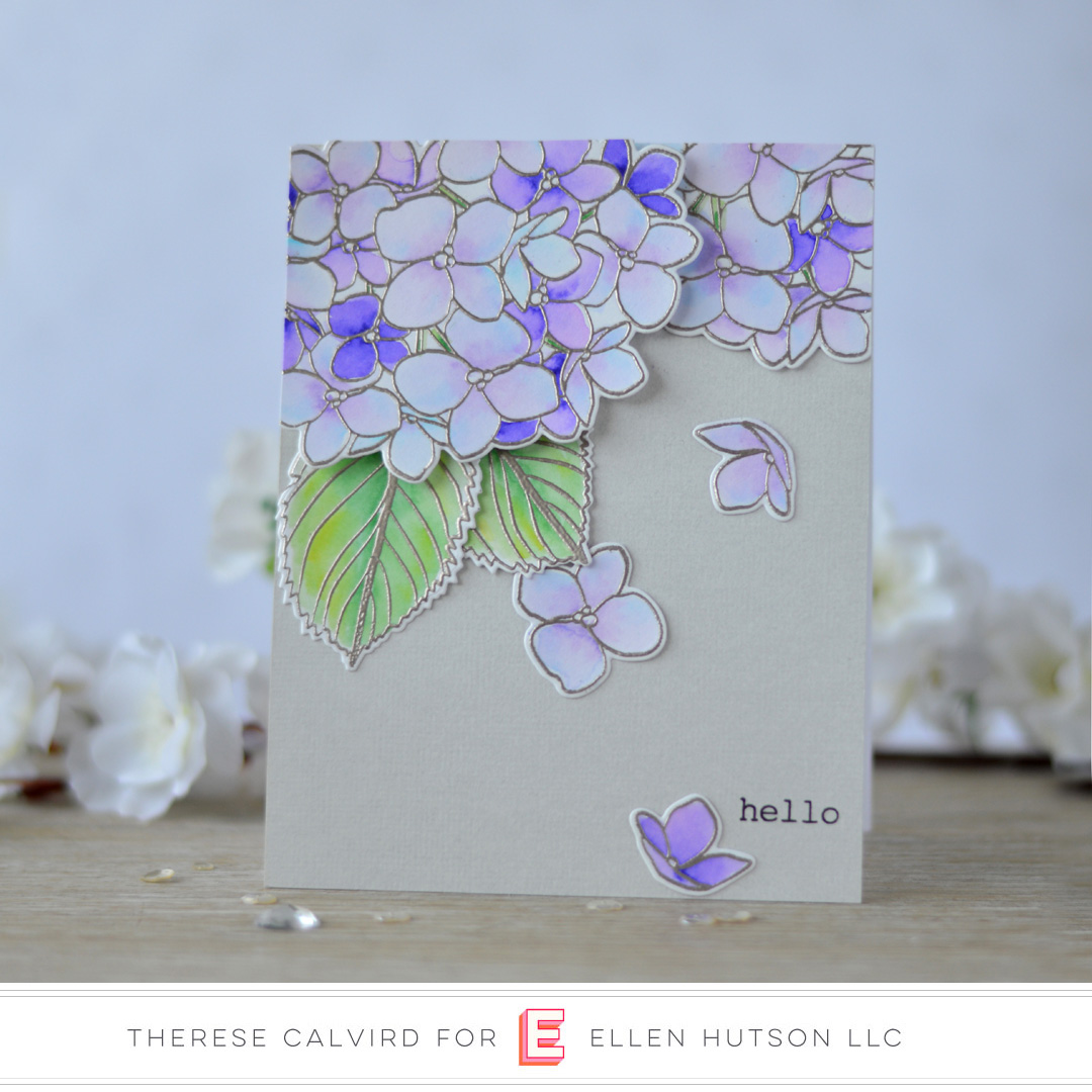 Ellen Hutson Color Trend Floral Fantasies May 2018 - Mondo Hydrangea - Therese Calvird (card video) 1 (1) copy